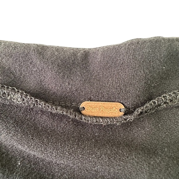 Free People Rock With It Black Embroidered Off-the-Shoulder Top - Picture 10 of 10